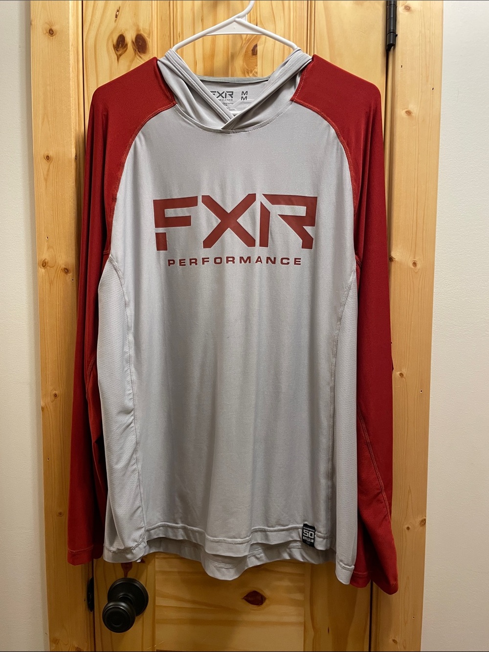 FXR Men’s LS Performance Hoodie 50 UPF (size Medium)